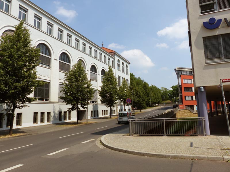 Building of the UKA location in Erfurt.